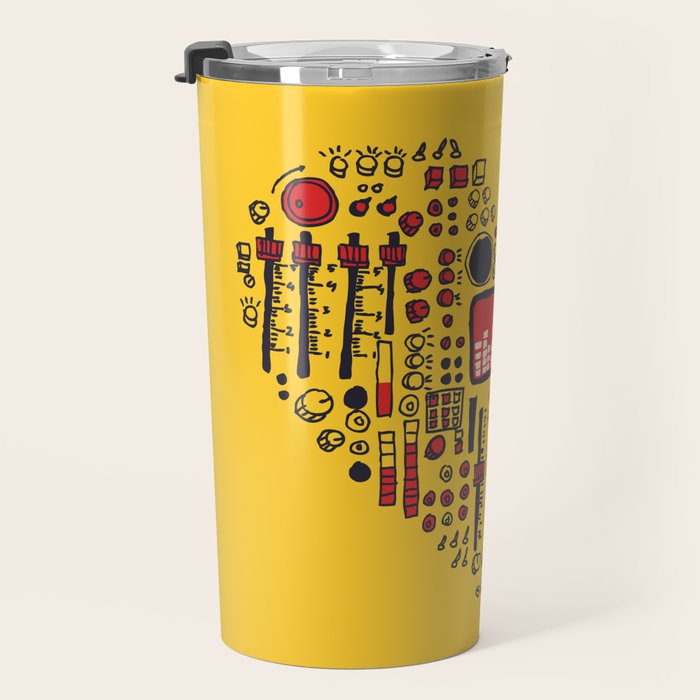 Music in every heartbeat Travel Mug Gallery Image 3