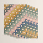 Hexagon Flowers Wrapping Paper Gallery Image 3