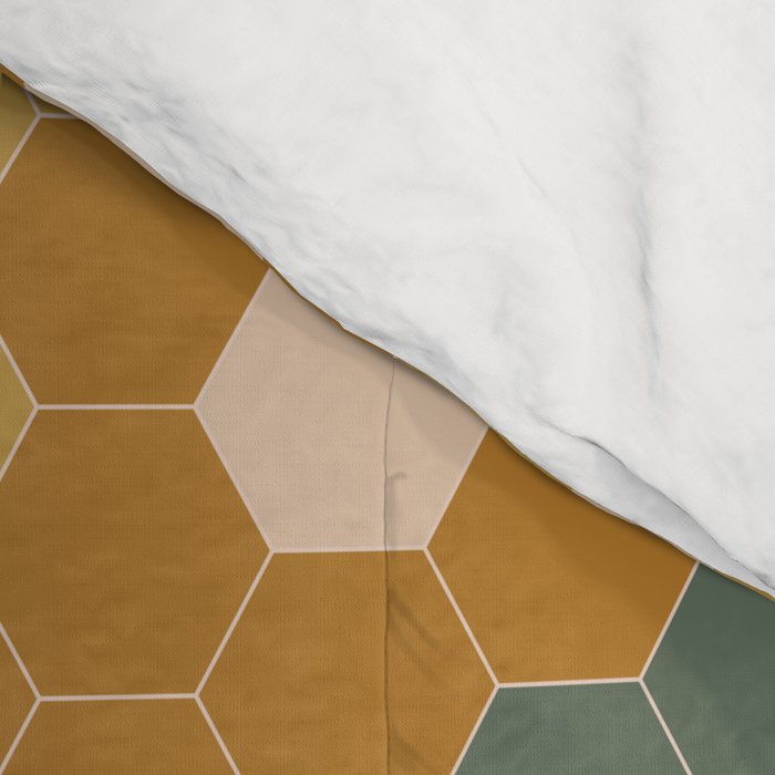 Hexagon Flowers Comforter Gallery Image 4