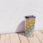 Hexagon Flowers Travel Mug Gallery Image 4