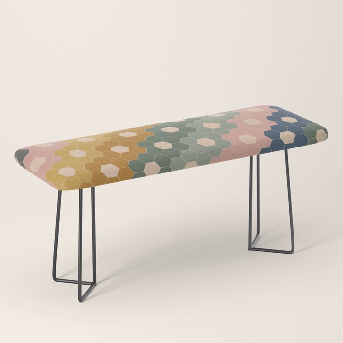 Hexagon Flowers Bench Gallery Image 1