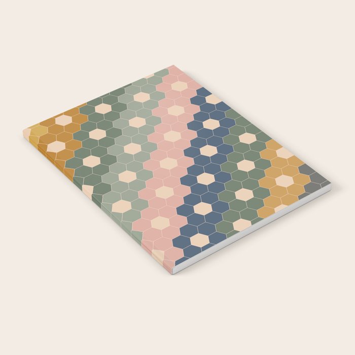 Hexagon Flowers Notebook Gallery Image 1