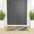 Hexagon Flowers Welcome Mat Gallery Image 3