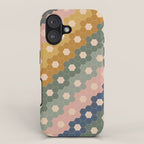 Hexagon Flowers iPhone Case Gallery Image 1