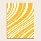 Wavy Stripes XLV - Golden Yellow Notebook Gallery Image 4