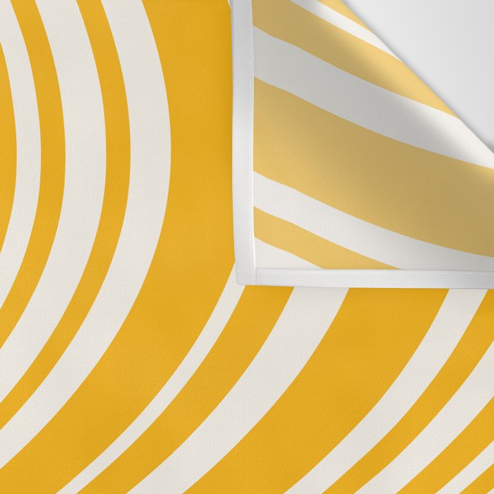 Wavy Stripes XLV - Golden Yellow Wall Tapestry Gallery Image 3
