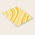 Wavy Stripes XLV - Golden Yellow Notebook Gallery Image 3