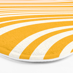 Wavy Stripes XLV - Golden Yellow Bath Mat Gallery Image 3