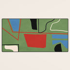 Modern Abstract Minimal Shapes 42 Desk Mat Gallery Image 3