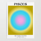 Pisces Gradient Print Poster Gallery Image 4