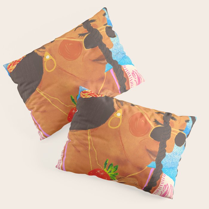 Strawberry picnic Pillow Sham Gallery Image 3