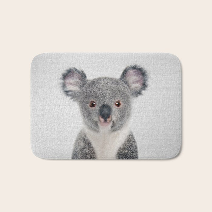 Baby Koala - Colorful Bath Mat Gallery Image 1