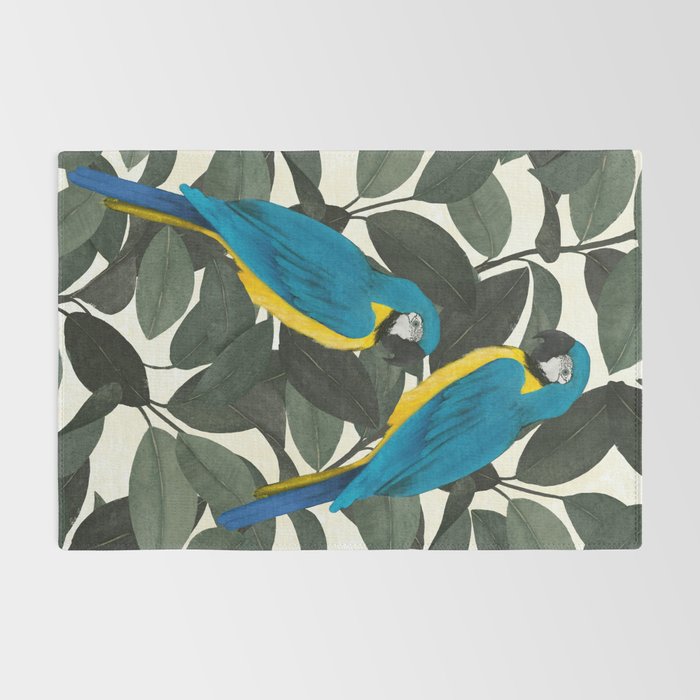Parrots and jungle II Rug Gallery Image 2