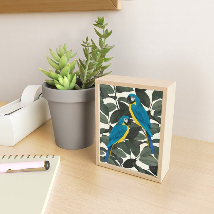 Parrots and jungle II Mini Art Print Gallery Image 2