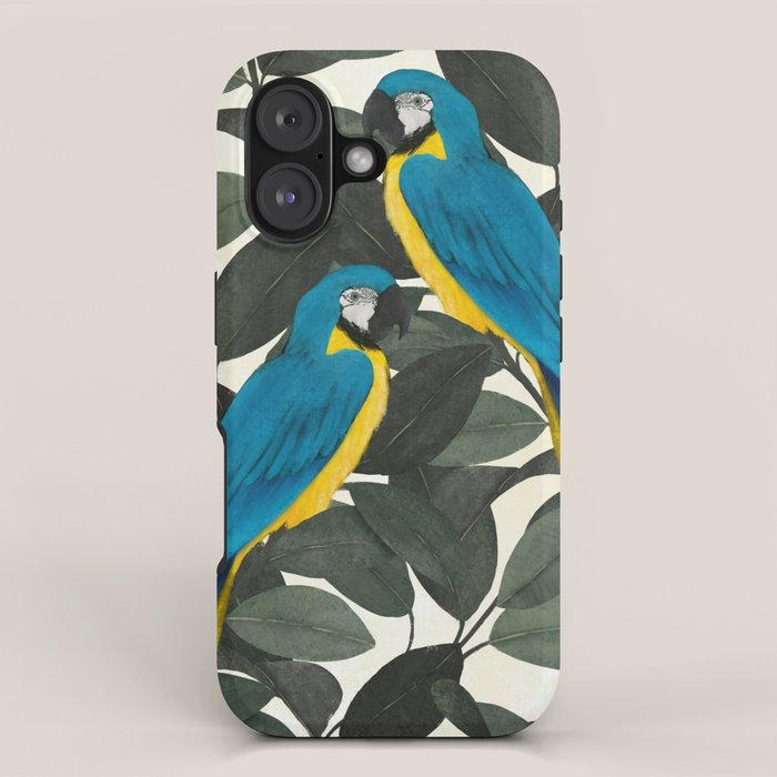Parrots and jungle II iPhone Case Gallery Image 1