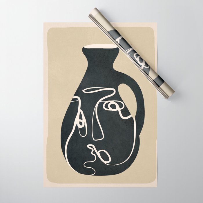 Abstract Vase 5 Wrapping Paper Gallery Image 1