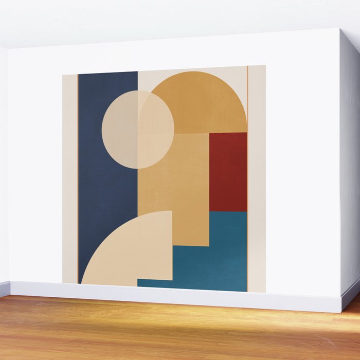 geometric abstract 188 Wall Mural Gallery Image 2