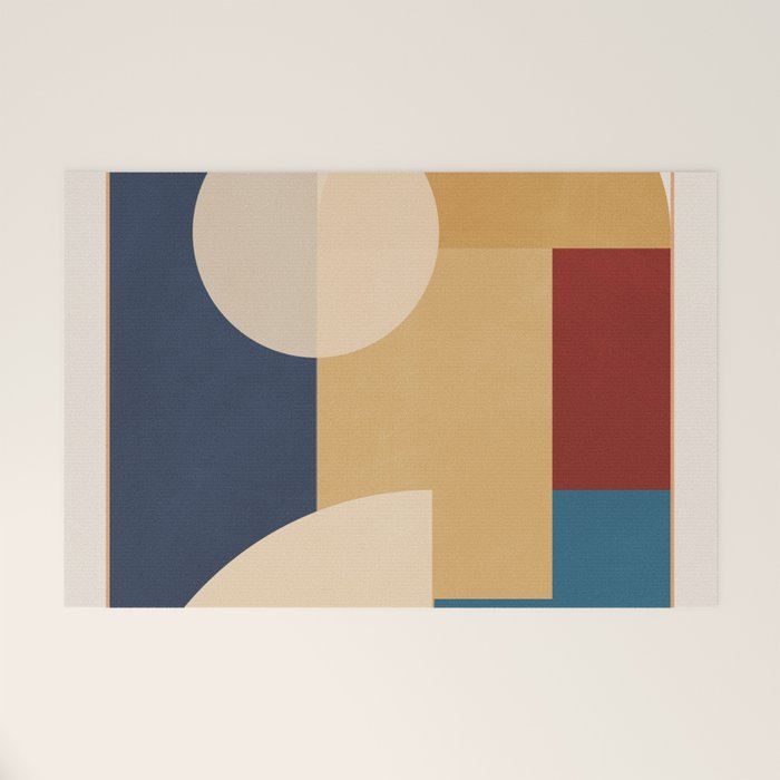 geometric abstract 188 Welcome Mat Gallery Image 1
