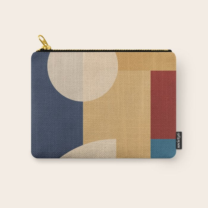 geometric abstract 188 Carry All Pouch Gallery Image 1