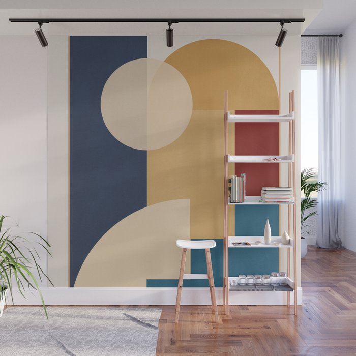 geometric abstract 188 Wall Mural Gallery Image 1
