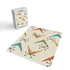 Mid Century Boomerangs And Starbursts Multicolored 1 Jigsaw Puzzle Gallery Image 2