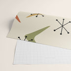Mid Century Boomerangs And Starbursts Multicolored 1 Wrapping Paper Gallery Image 2
