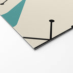 Mid Century Boomerangs And Starbursts Multicolored 1 Welcome Mat Gallery Image 2