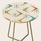 Mid Century Boomerangs And Starbursts Multicolored 1 Side Table Gallery Image 2