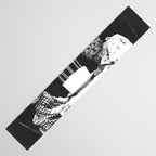 Vintage Let them eat cake kittens with cake and candles funny humorous black and white photograph Table Runner Gallery Image 3