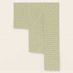 Mid Century Modern Piquet Geometric Split Pea Green and White Pattern Wallpaper Gallery Image 3