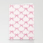 Coquette Aesthetic Pastel Pink Bows Cute Balletcore Joy of Together Stationery Card Gallery Image 2