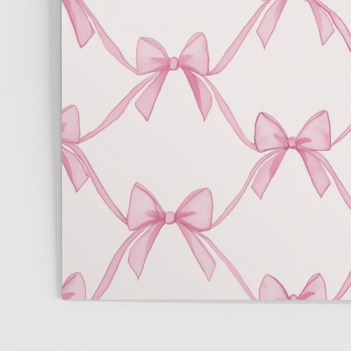 Coquette Aesthetic Pastel Pink Bows Cute Balletcore Joy of Together Poster Gallery Image 3