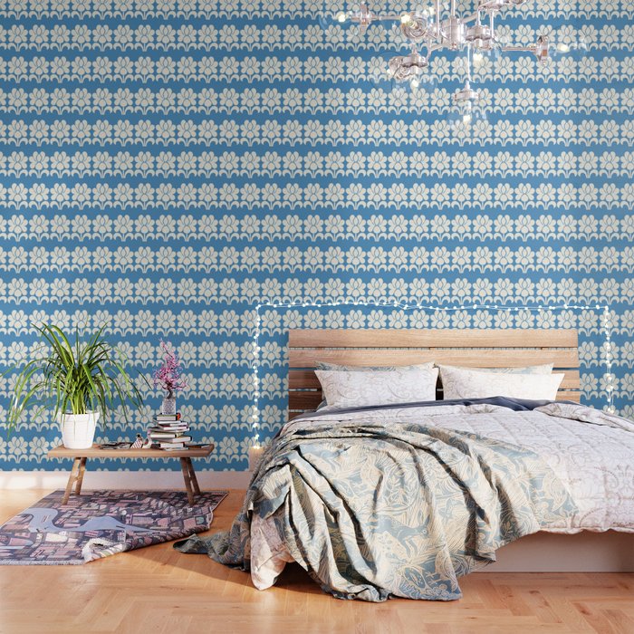 Charming Nostalgia Vintage Floral Design Wallpaper Gallery Image 3