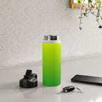 LIME GREEN OMBRE COLOR Water Bottle Gallery Image 4