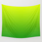 LIME GREEN OMBRE COLOR Wall Tapestry Gallery Image 4