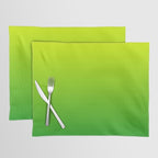 LIME GREEN OMBRE COLOR Placemat Gallery Image 1