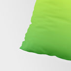 LIME GREEN OMBRE COLOR Pillow Sham Gallery Image 4
