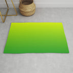 LIME GREEN OMBRE COLOR Rug Gallery Image 1