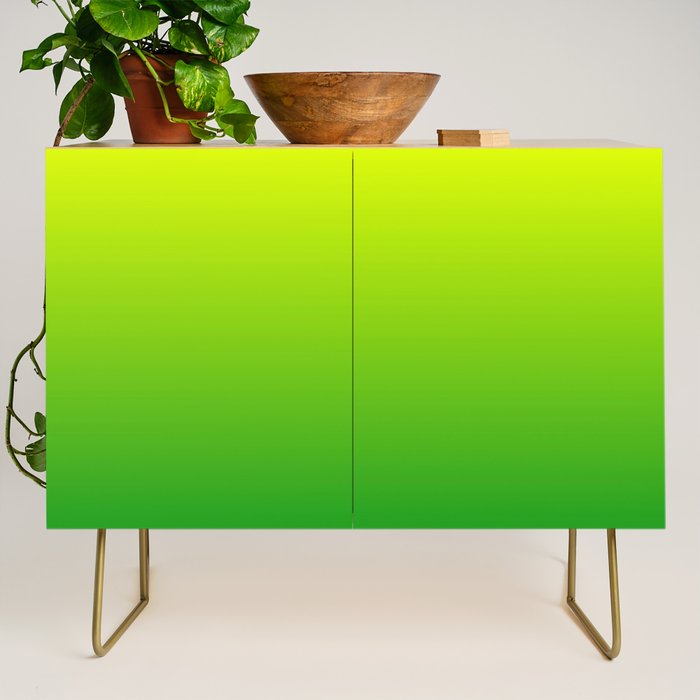 LIME GREEN OMBRE COLOR Credenza Gallery Image 1