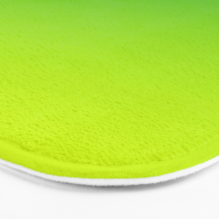 LIME GREEN OMBRE COLOR Bath Mat Gallery Image 3
