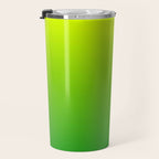 LIME GREEN OMBRE COLOR Travel Mug Gallery Image 3
