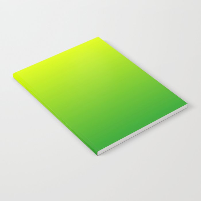 LIME GREEN OMBRE COLOR Notebook Gallery Image 2
