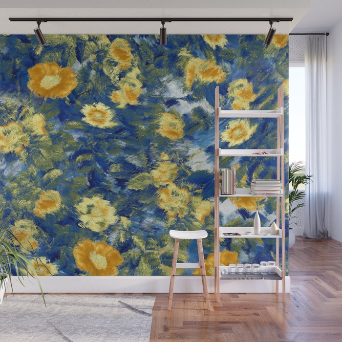 Vincent van Gogh Style Pattern Design Wall Mural Gallery Image 1