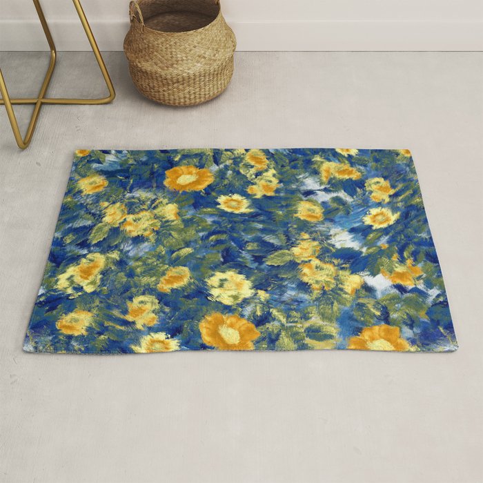 Vincent van Gogh Style Pattern Design Rug Gallery Image 1