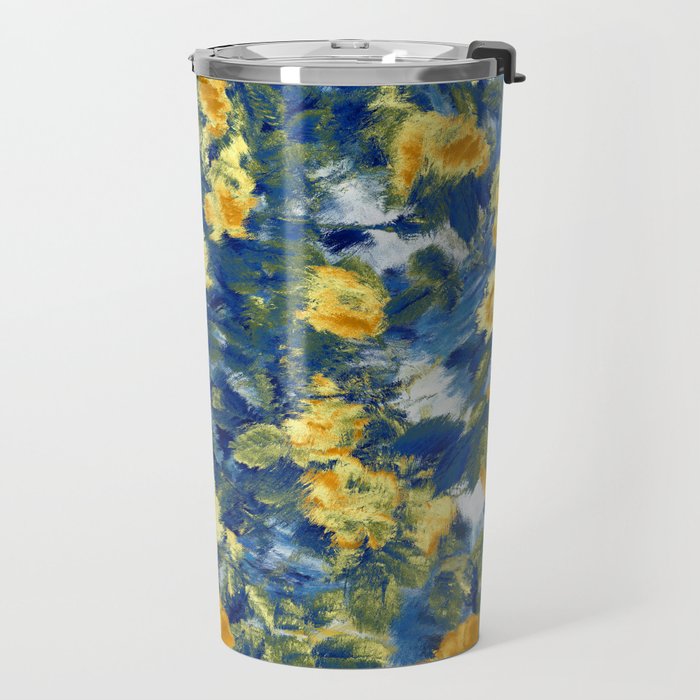 Vincent van Gogh Style Pattern Design Travel Mug Gallery Image 2