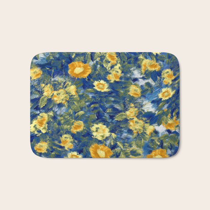 Vincent van Gogh Style Pattern Design Bath Mat Gallery Image 1