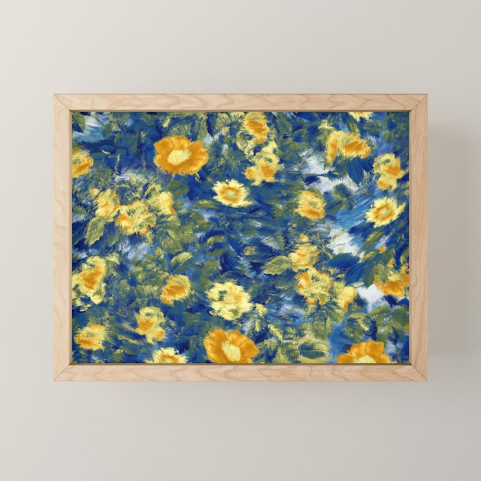 Vincent van Gogh Style Pattern Design Mini Art Print Gallery Image 1