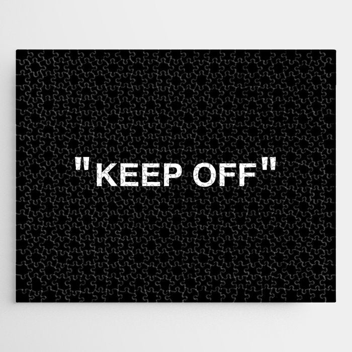 "KEEP OFF" Dark Edition Jigsaw Puzzle Gallery Image 1