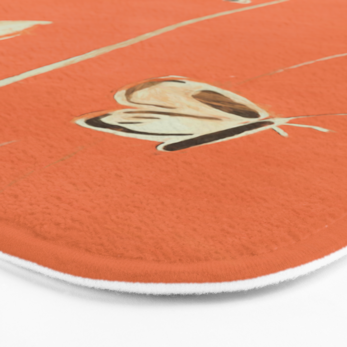 Butterflies 4 Bath Mat Gallery Image 3