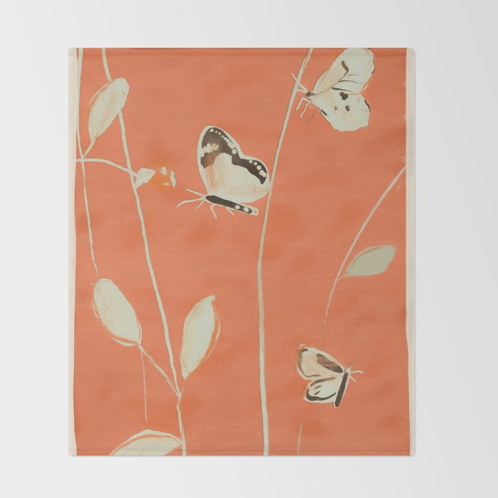 Butterflies 4 Throw Blanket Gallery Image 2